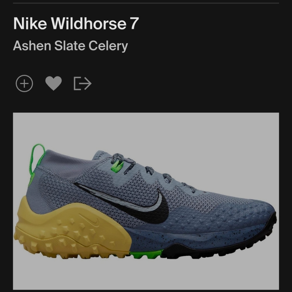 Size 12.5 - Nike Wildhorse 7 Ashen Slate Celery